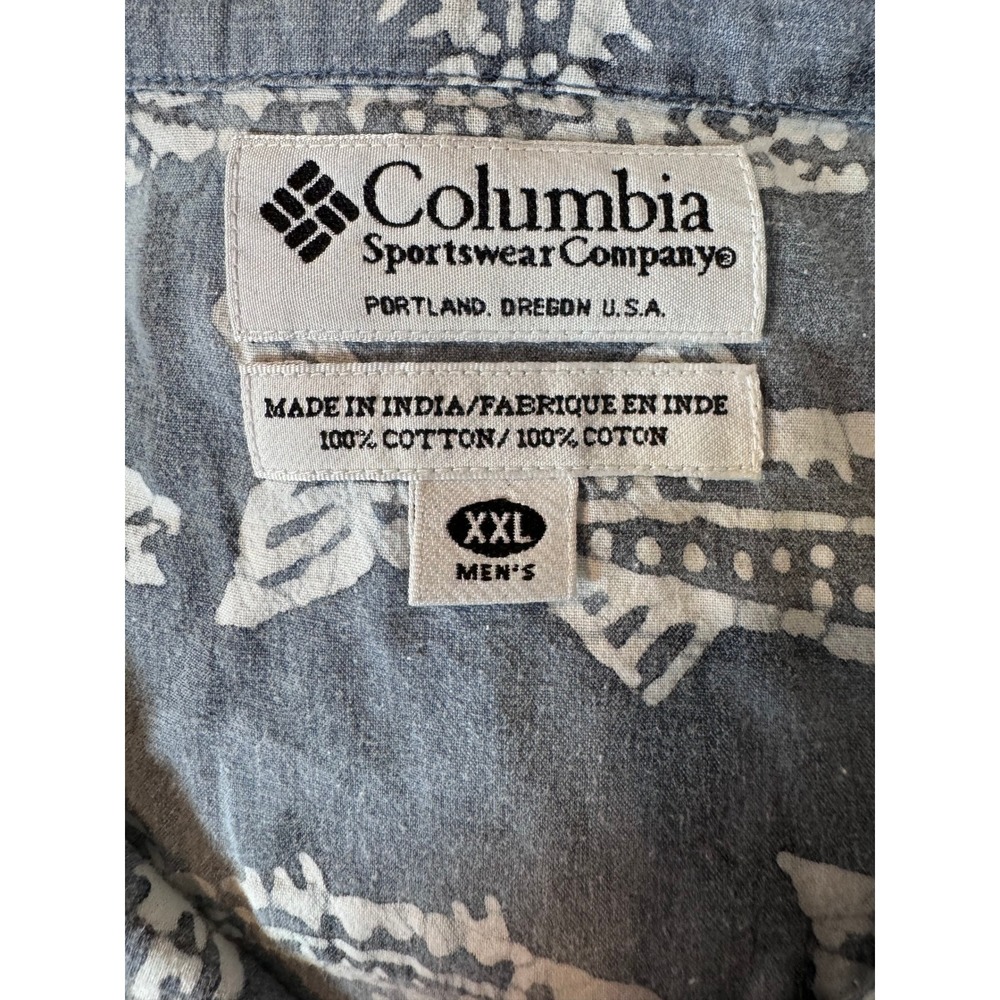 Columbia Button Down Shirt Blue - Picture 2 of 5